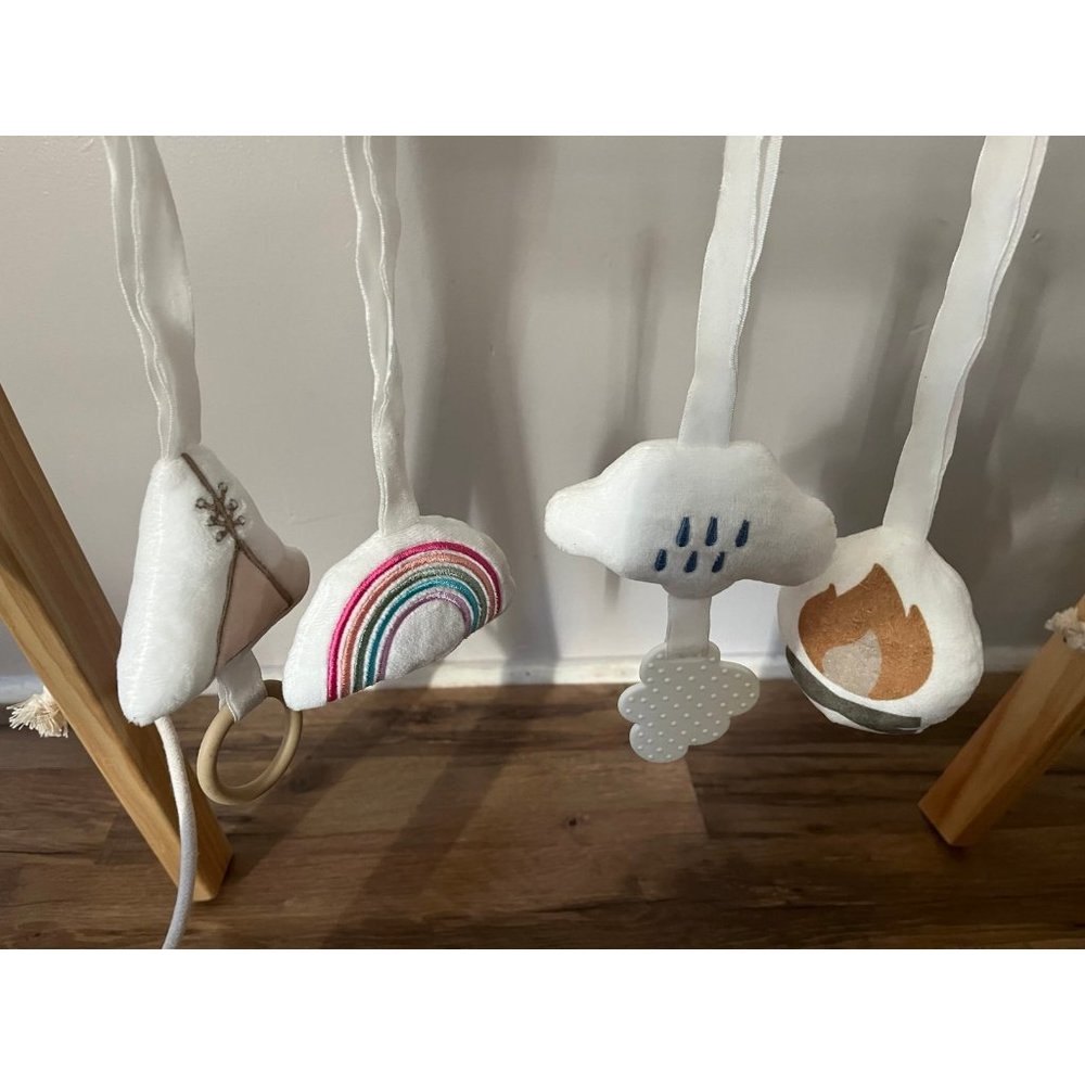 Baby wooden play gym